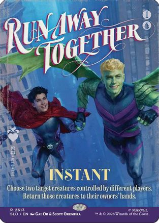 Run Away Together (SLD-2613) [Secret Lair Drop Series] Foil
