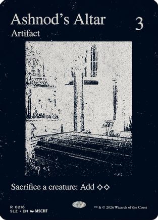 Ashnod's Altar (SLZ-216) [Secret Lair x MSCHF: The Zeta Set]