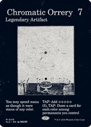 Chromatic Orrery (SLZ-218) [Secret Lair x MSCHF: The Zeta Set]