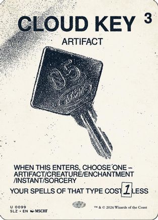 Cloud Key (SLZ-099) [Secret Lair x MSCHF: The Zeta Set]