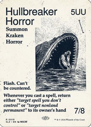 Hullbreaker Horror (SLZ-019) [Secret Lair x MSCHF: The Zeta Set]