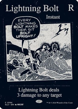 Lightning Bolt (SLZ-184) [Secret Lair x MSCHF: The Zeta Set]