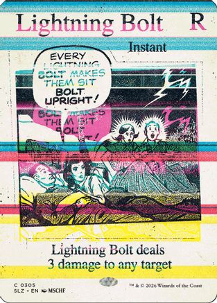 Lightning Bolt (SLZ-305) [Secret Lair x MSCHF: The Zeta Set]