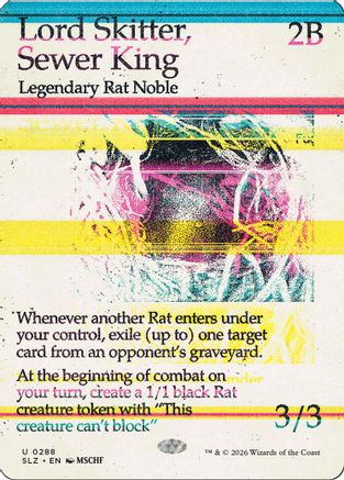 Lord Skitter, Sewer King (SLZ-288) [Secret Lair x MSCHF: The Zeta Set]