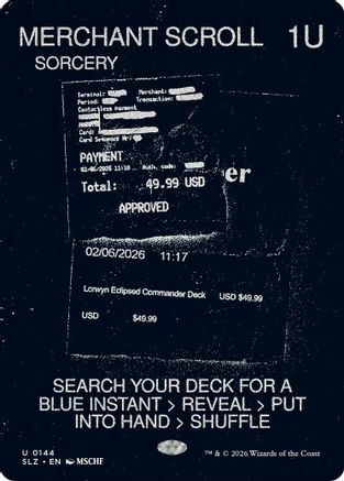 Merchant Scroll (SLZ-144) [Secret Lair x MSCHF: The Zeta Set]