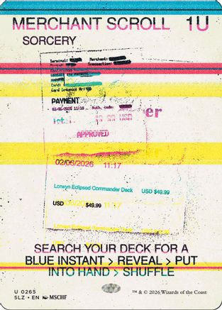 Merchant Scroll (SLZ-265) [Secret Lair x MSCHF: The Zeta Set]