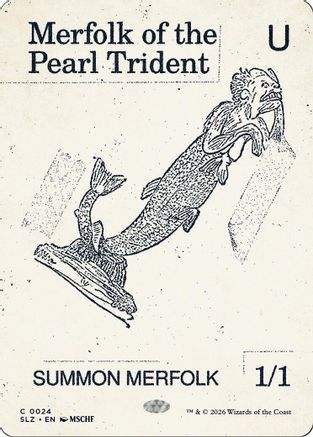 Merfolk of the Pearl Trident (SLZ-024) [Secret Lair x MSCHF: The Zeta Set]