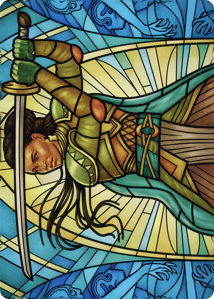 Shanna, Purifying Blade // Shanna, Purifying Blade (ADMU-077) (Borderless) [Dominaria United Art Series] Foil