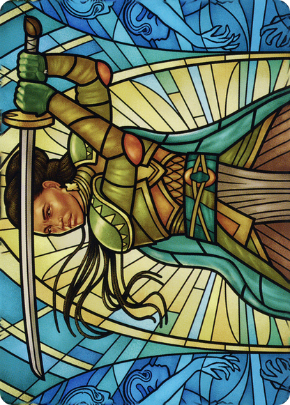 Shanna, Purifying Blade // Shanna, Purifying Blade (ADMU-077) (Borderless) [Dominaria United Art Series]