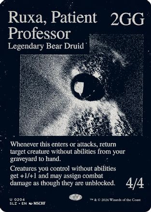 Ruxa, Patient Professor (SLZ-204) [Secret Lair x MSCHF: The Zeta Set]