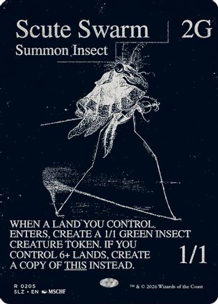 Scute Swarm (SLZ-205) [Secret Lair x MSCHF: The Zeta Set]