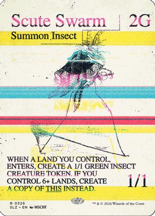 Scute Swarm (SLZ-326) [Secret Lair x MSCHF: The Zeta Set]