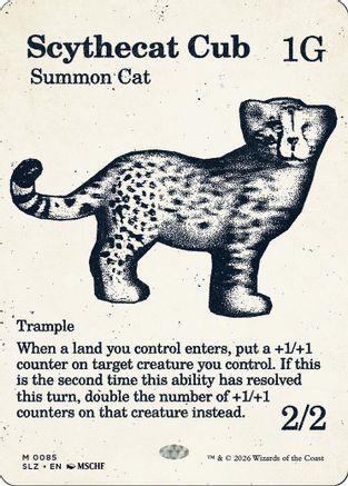 Scythecat Cub (SLZ-085) [Secret Lair x MSCHF: The Zeta Set]