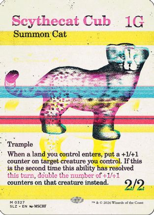 Scythecat Cub (SLZ-327) [Secret Lair x MSCHF: The Zeta Set]