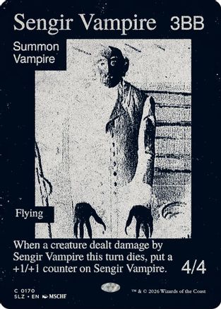 Sengir Vampire (SLZ-170) [Secret Lair x MSCHF: The Zeta Set]