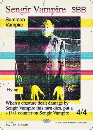 Sengir Vampire (SLZ-291) [Secret Lair x MSCHF: The Zeta Set]