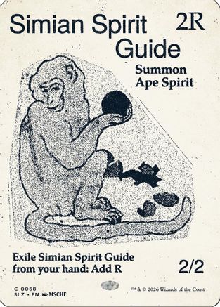 Simian Spirit Guide (SLZ-068) [Secret Lair x MSCHF: The Zeta Set]