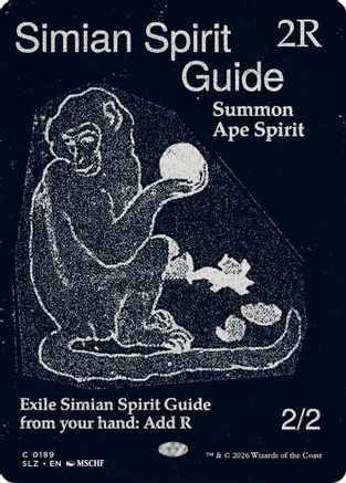 Simian Spirit Guide (SLZ-189) [Secret Lair x MSCHF: The Zeta Set]