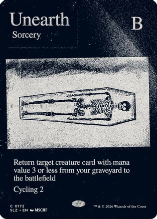 Unearth (SLZ-172) [Secret Lair x MSCHF: The Zeta Set]
