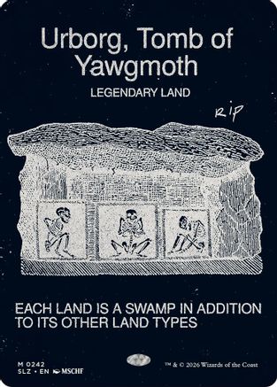 Urborg, Tomb of Yawgmoth (SLZ-242) [Secret Lair x MSCHF: The Zeta Set]