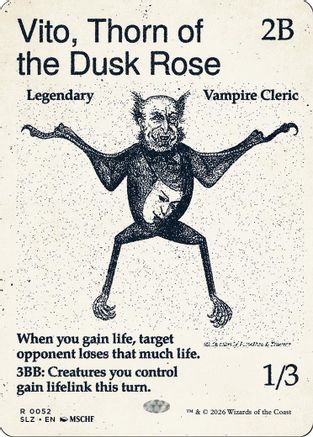 Vito, Thorn of the Dusk Rose (SLZ-052) [Secret Lair x MSCHF: The Zeta Set]