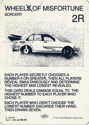 Wheel of Misfortune (SLZ-070) [Secret Lair x MSCHF: The Zeta Set]