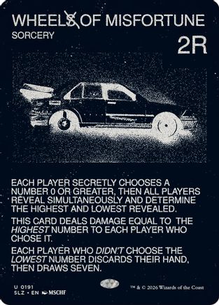 Wheel of Misfortune (SLZ-191) [Secret Lair x MSCHF: The Zeta Set]