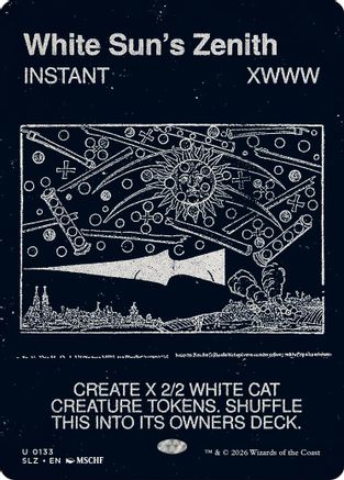White Sun's Zenith (SLZ-133) [Secret Lair x MSCHF: The Zeta Set]