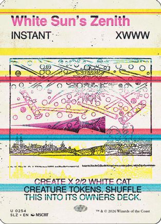 White Sun's Zenith (SLZ-254) [Secret Lair x MSCHF: The Zeta Set]