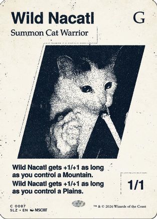 Wild Nacatl (SLZ-087) [Secret Lair x MSCHF: The Zeta Set]