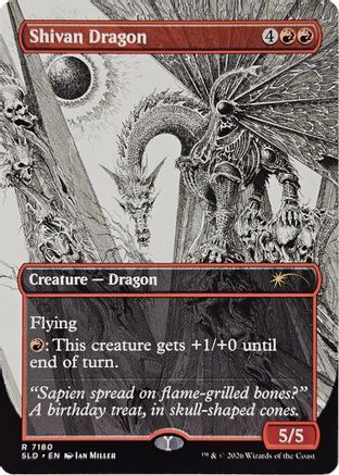 Shivan Dragon (SLD-7180) [Secret Lair Drop Series] Foil