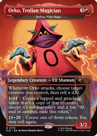 Orko, Trollan Magician - Delina, Wild Mage (SLD-2770) [Secret Lair Drop Series]