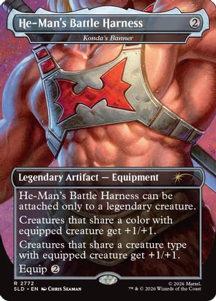 He-Man's Battle Harness - Konda's Banner (SLD-2772) [Secret Lair Drop Series] Foil
