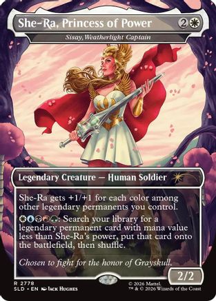She-Ra, Princess of Power - Sisay, Weatherlight Captain (SLD-2778) [Secret Lair Drop Series]