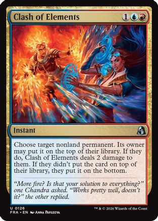 Clash of Elements (FRA-126) [Reality Fracture] Foil