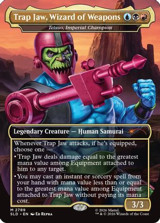 Trap Jaw, Wizard of Weapons - Tetsuo, Imperial Champion (SLD-2789) [Secret Lair Drop Series]