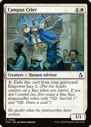 Campus Crier (FRA-004) [Reality Fracture] Foil