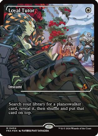 Loyal Tutor (Showcase) (FRA-404) [Reality Fracture] Foil