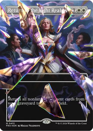 Return to the Light Realms (Borderless) (Facet Foil) (0415) (FRA-451) [Reality Fracture] Foil