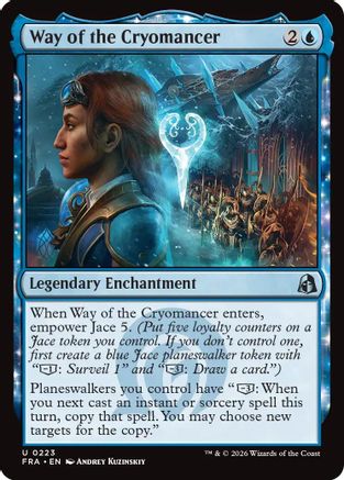 Way of the Cryomancer (FRA-223) [Reality Fracture] Foil