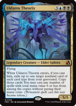 Uldaros Theorix (FRA-159) [Reality Fracture] Foil