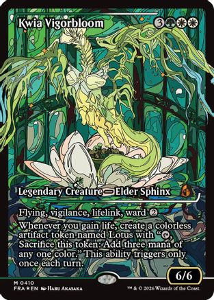 Kwia Vigorbloom (Showcase) (FRA-410) [Reality Fracture] Foil