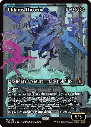 Uldaros Theorix (Showcase) (FRA-411) [Reality Fracture] Foil