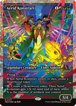 Aerid Konstrari (Showcase) (Fracture Foil) (FRA-417) [Reality Fracture] Foil