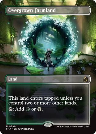 Overgrown Farmland (Borderless) (FRA-399) [Reality Fracture] Foil