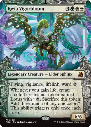 Kwia Vigorbloom (Showcase) (FRA-352) [Reality Fracture] Foil