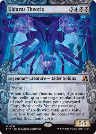 Uldaros Theorix (Showcase) (FRA-358) [Reality Fracture] Foil