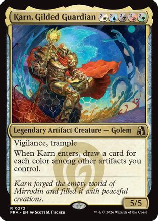 Karn, Gilded Guardian (FRA-272) [Reality Fracture]