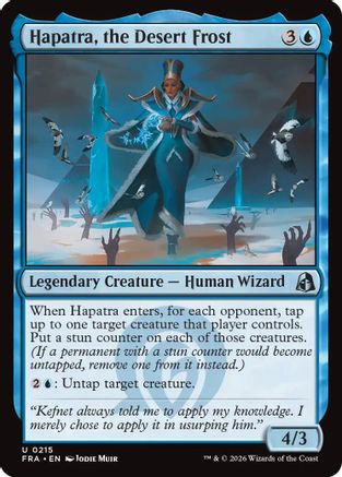 Hapatra, the Desert Frost (FRA-215) [Reality Fracture] Foil