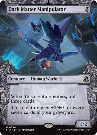 Dark Matter Manipulator (Showcase) (FRA-340) [Reality Fracture] Foil